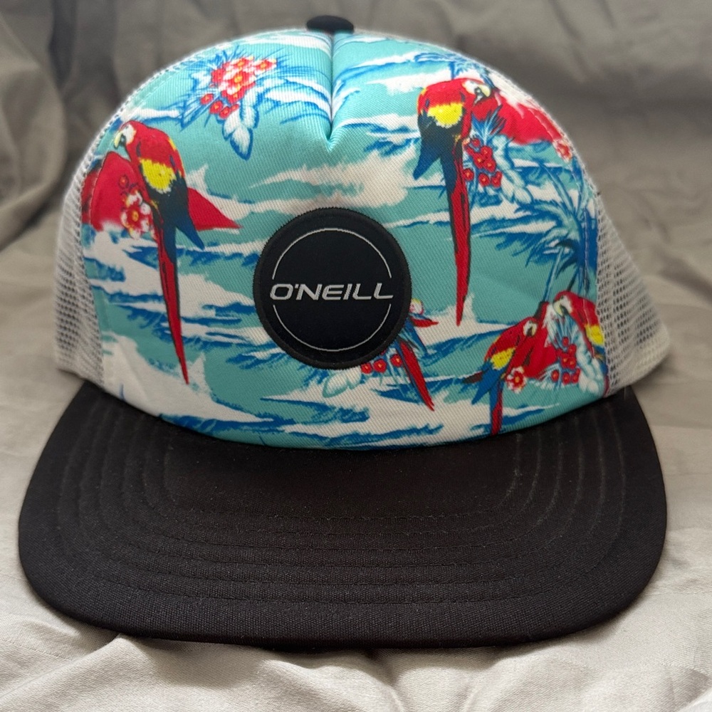 O'Neill Tropical Parrot Trucker Hat from Hawaii Surf Shop